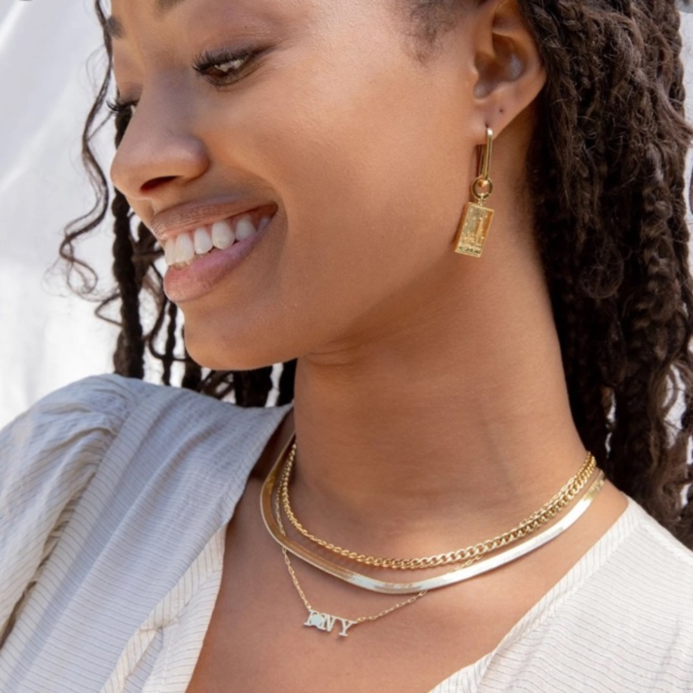 Gorjana NWT Wilder Necklace - Gold - Picture 5 of 13